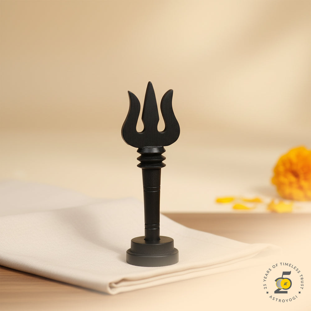 Karungali Trishul with Stand